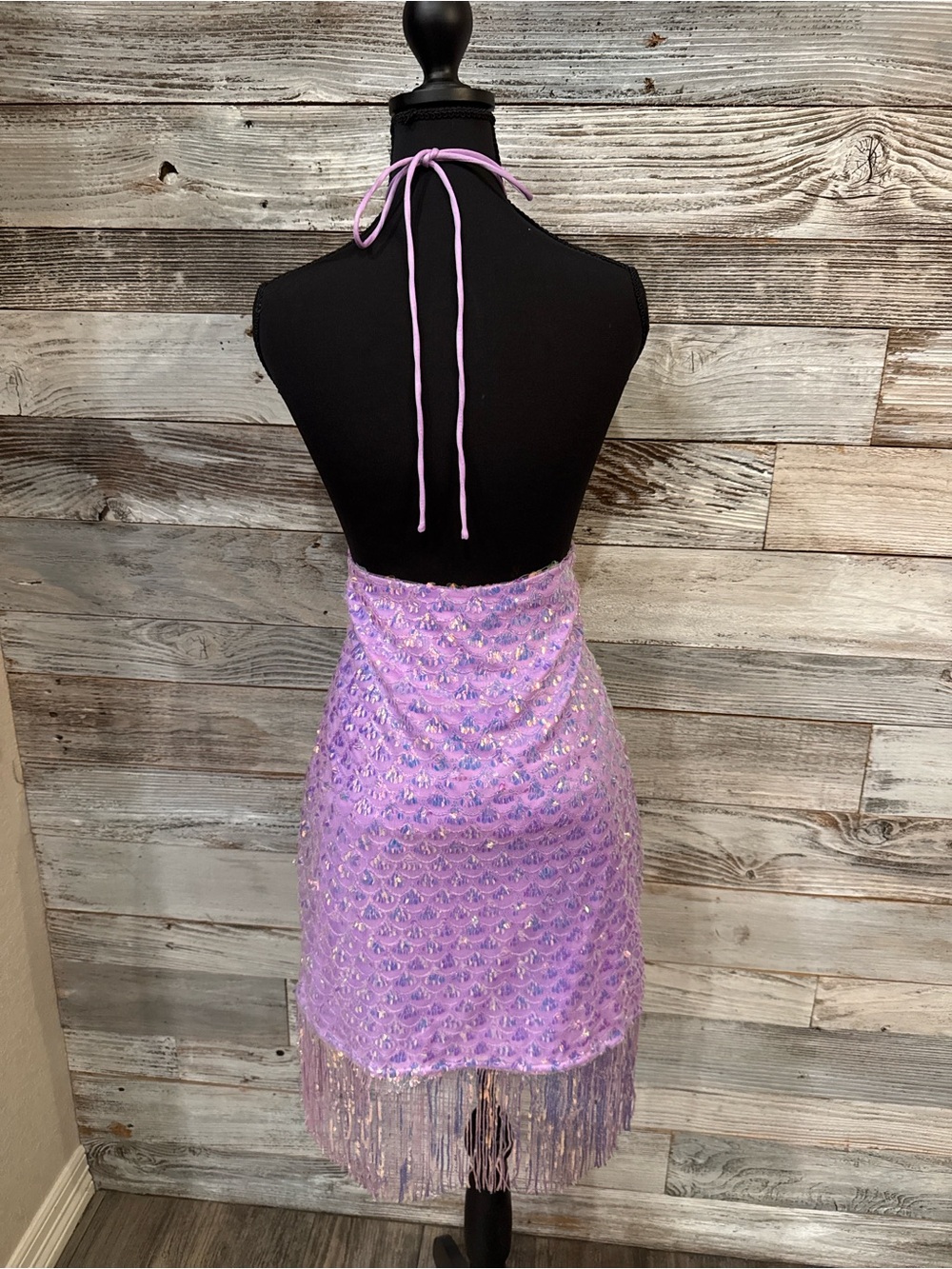 Fashion Nova Lavender ‘Vitamin Sea Sequin Mini Dress’ - Picture 5 of 8